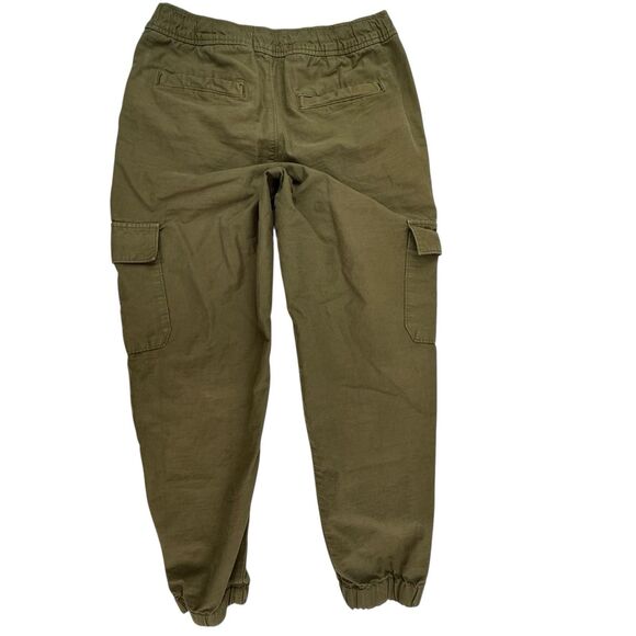 Everlane Cargo Jogger Men Size Medium Organic Cotton Canvas Pant Army Green - Picture 5 of 16